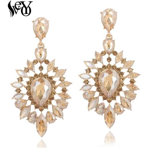 VEYO Crystal Earrings for Women Gift Luxury Drop Earrings New Arrival Wholesale