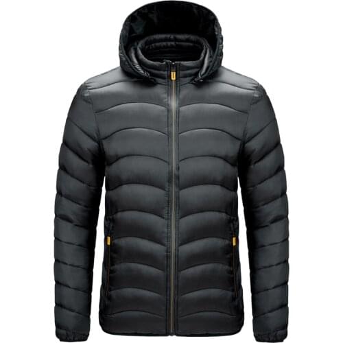 Spring Warm Men Jacket Coat Casual Autumn Stand Collar Lightweight White Duck Parka Male Mens Winter Thin Down Coat With Hood