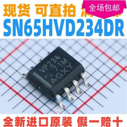 New 10pcs/lot SN65HVD234DR SOP-8 VP234 65HVD234DR
