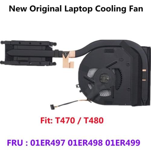 New Original CPU Cooling Fan Heatsink Radiator Cooler For Lenovo ThinkPad T470 T480 Laptop FRU：01ER497 01ER498 01ER499
