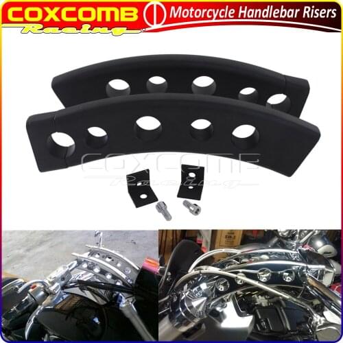 For Suzuki Boulevard M109R 2006-2009 5-Holes Pullback Adjustable Handlebar Risers Clamp Motorcycle Handlebar Riser Monut Kit