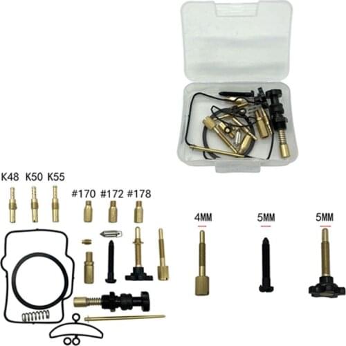 PWK36/38/40 Motor Carburetor Motorcycle Repair Kit Spare Jets Replacement Parts For Keihin