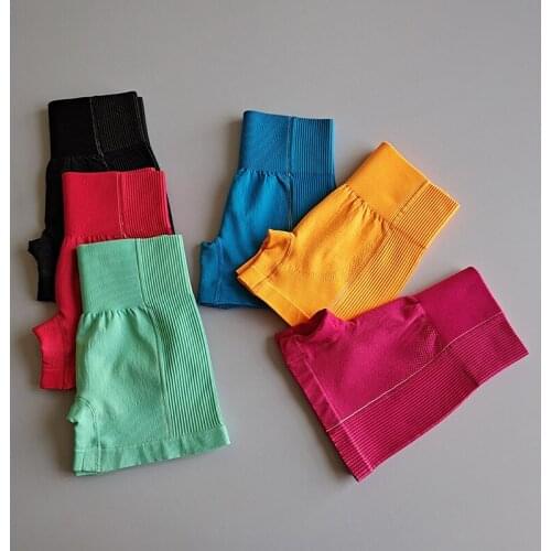 Screw Thread Sport Short Sexy Workout Short High Waist Slim Fitness Shorts Push Up Seamless Athletics Gym Short Leggings Spandex