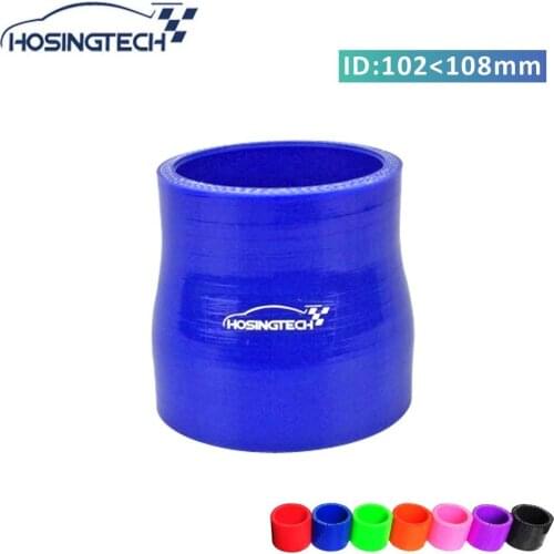 HOSINGTECH-large diameter 4.25" to 4"(108mm-102mm) silicone straight reducer turbo hose