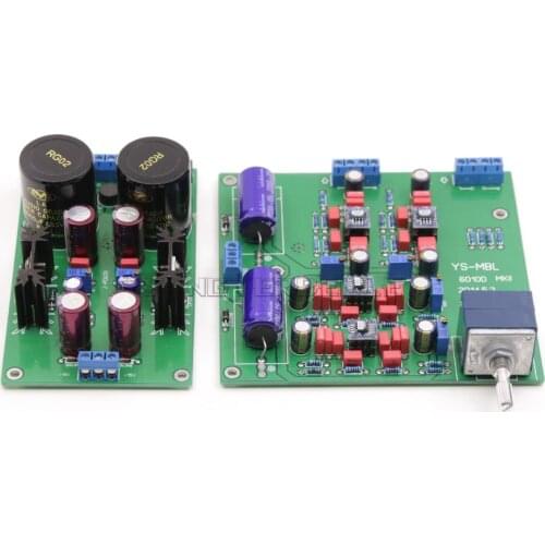 Reference Germany MBL6010D Circuit Preamplifer Assemble Board AD797 Capacitor ALPS27 Potentiometer +Power Board