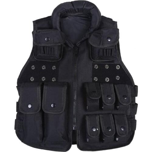 Outdoor Sports Tactic Hunting Game Boy Combat Exercise Jacket Military Training Summer Camping Children Vest Practice Equipment