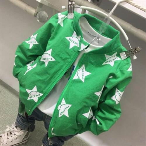 Spring Patchwork Baseball Star Jacket Big Kids Fashion Boys Clothes For Teen Teens Girls Cardigan 8 To 12 Children Outwear Coats