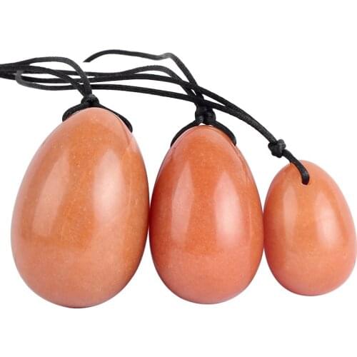 Recovery after Birth Drilled Natural Green Fluorite Yoni Egg for Kegel Exercise Massage & Relaxation Vaginal Exercise Ball