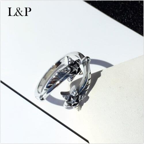 L&P 925 Sterling Silver Mix Macth Rings For Women Classic Meteor Rings Fashion Punk Style Brand Fine