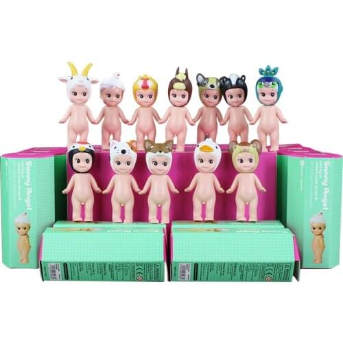 12pcs/lot New Sonny Angel 2 Styles Kewpie Doll PVC Mini Figure Cute Figurine Sonny Angel Toys With Box