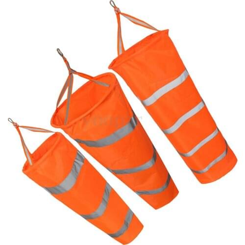 Aviation Windsock Rip-stop Wind Measurement Sock Bag + Reflective Belt