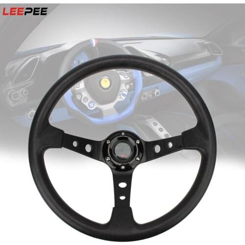 Car Racing Steering Wheels Drifting Sport Steering Wheel 14 inch PU Universal For Cars Racing