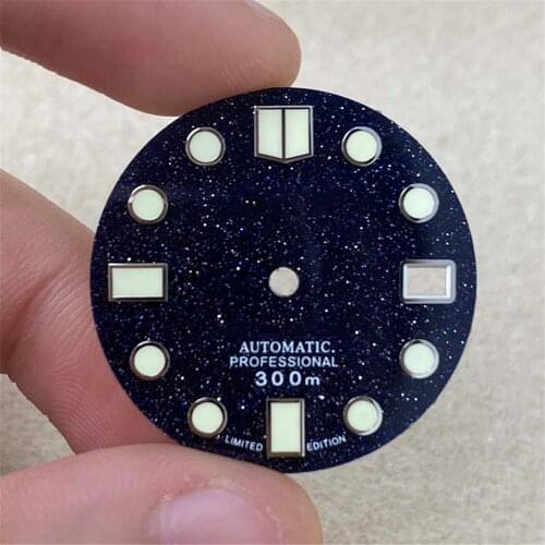 28.5MM Dial for MOD 007 NH35/4R36 Watch Movement Super C3 Luminous Starry Sky Watch Dial