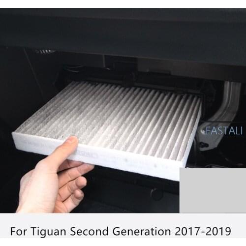 For Tiguan Second Generation 2017-2019 Air Conditioning Filters Cabin Air Filter Air Conditioner Cold Car interior accessories