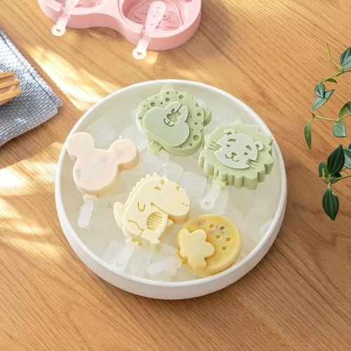 Ice Cream Mold Box Silicone Household Ice Cream Popsicle Sticks Homemade Childrens Food Grade Abrasives Silicone Mold