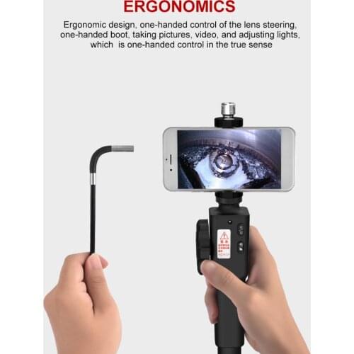 5.5/8.5mm Endoscope Camera Flexible Manual Endoscope With 4 USB Cable for Automobile Inspection Photo Taking & Video Recording