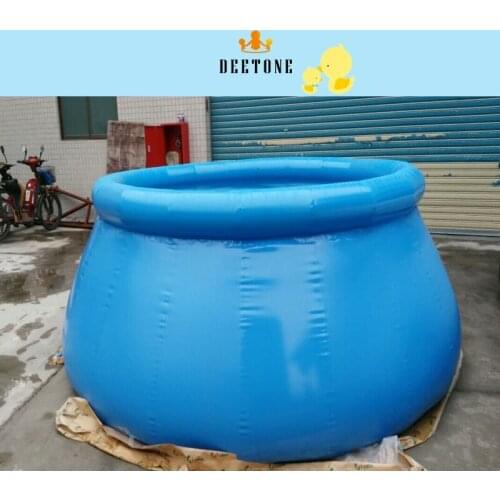 PVC inflatable swimming pool, blue round cisterns for sale