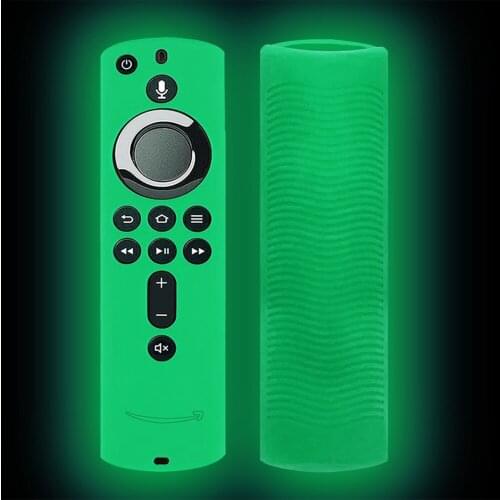 Silicone Practical Protective Case Home Anti Slip Lattice Design Accessories Durable Remote Control Cover For Fire TV Stick 4K