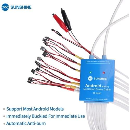 SS-905C Android One Button Boot For Samsung Huawei Xiaomi and other brand smart phone DC Power Supply Current Testing Cable