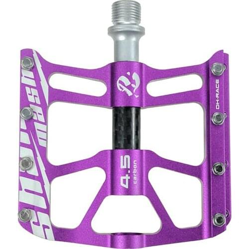 Super light carbon fiber bicycle pedal 3 sealed bearing MTB pedal wide and comfortable non-slip pedal bicycle accessories