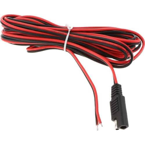 Universal 12-24V 10A SAE Plug Harness Extension Connector Cable 16Ft