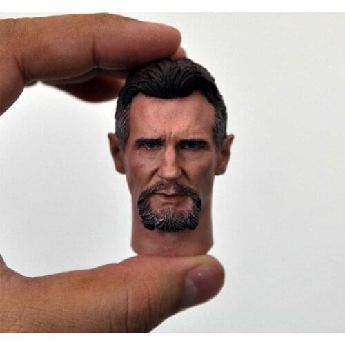 In stock Liam Neeson 1/6 Scale Head Sculpt Carved Fit 12" Male Action Figure Body Toys