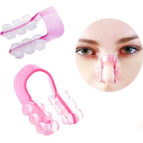 1Pcs Fashion Nose Up Shaping Shaper Lifting Bridge Straightening Beauty Nose Clip Face Fitness Facial Clipper Corrector Women