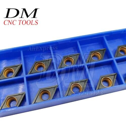 10pcs DCMT11T304 UC5115 Machining Cast Iron Lathe Blade DCMT32.51 Rhombus Boring Bar Blade For Machining Cast Iron