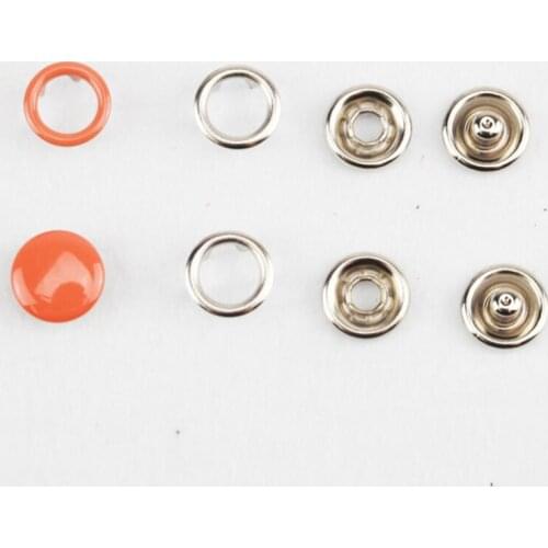 100/200Sets Brass Snaps Button Fasteners Buckle Button Garment Accessories For Baby Clothes Clips Diy Sewing Craft Hidden Button