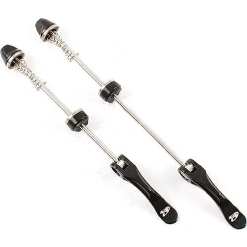 2Pcs MTB Road Bike Front & Rear Quick Release Wheel Locking Security Quick Release Skewer Anti Theft Skewer
