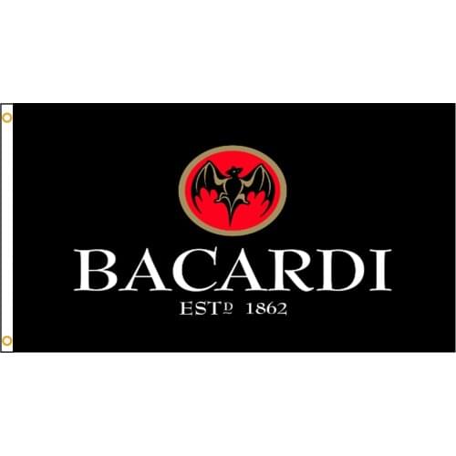 3X5 Ft Bacardi Rum Flag Polyester Printed Flags and Banners for Decor