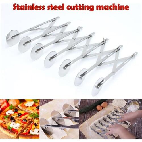 7 Wheel Stainless Steel Pastry Cutter Kitchen Baking Tools for Cookies Dough Cake 2019ing