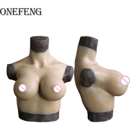 BCDEG Cup Realistic Huge Fake Boobs Artificial Silicone Breast Forms For Dragqueen Transgender Shemale Crossdresser Transvestism