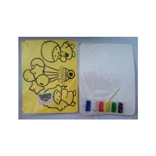 Free shipping 100pcs/lot, Coloured Sand art painting kits holiday and party toys for kids