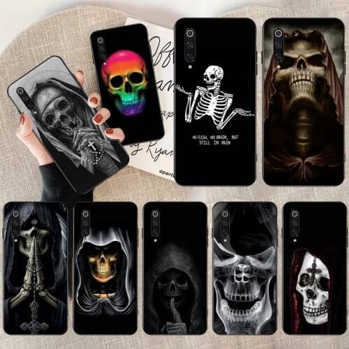 PENGHUWAN Prayer Grim Reaper Skeleton Soft Silicone TPU Phone Cover for Redmi Note 8 8A 7 6 6A 5 5A 4 4X 4A Go Pro Plus Prime