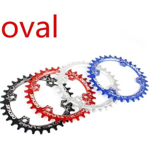 DECKAS oval Bike MTB Chainring Chain Ring Bicycle Chainwheel Bike Circle Single Plate 7-11Speed M7000 M8000 M9000 32-38T