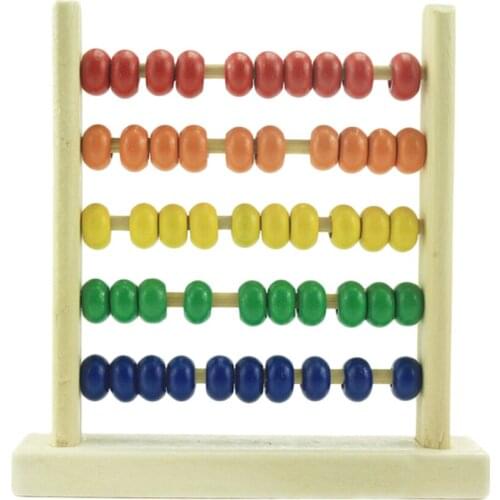 Child Wooden Abacus Toys Early Math Educational Learning Toy Calculat Bead Counting Intelligence Development Kid Montessori Toy