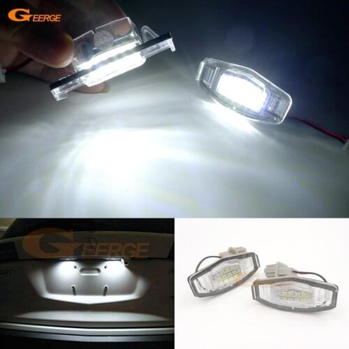 For Acura MDX 2007-2013 Excellent Ultra bright Smd Led License plate lamp light No OBC error car Accessories