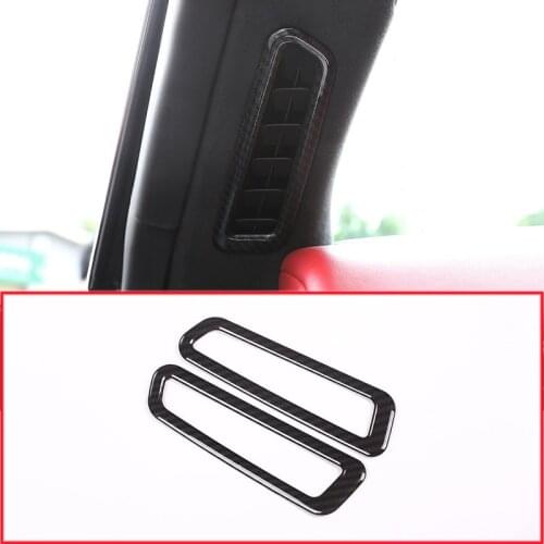 For Maserati Levante 2016-2018 Car A column outlet Frame Cover Trim Accessories Carbon fiber style