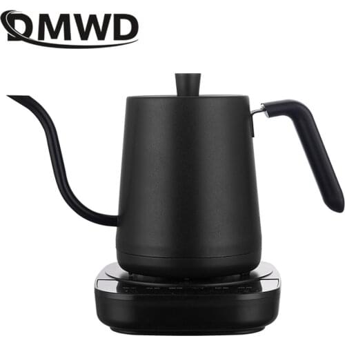 DMWD 0.4L Travel Portable Electric Kettle 110V-240V Mini Heating Cup Food Grade Silicone Folding Water Bottle For Trip