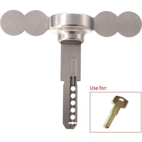 New Arrival stainless steel solid material door key for KALE KILIT lock Locksmith Tool FOR KALE KILIT LOCKS Free Shipping