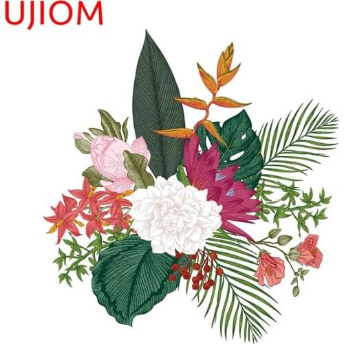 UJIOM Exotic Flowers Decor Poster Home Decoration Bedroom Living Room Decorations Moisture Proof Wall Stickers Wallpaper