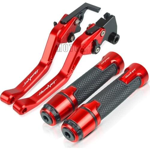 Hornet Logo 1998-2006 Motorcycle Accessories Brake Clutch Levers Hand Grips For Honda CB600F Hornet 600 CB600 F CB 600F CB599