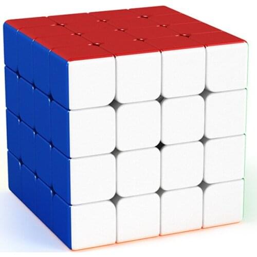 Moyu Meilong 4x4 Stickerless Magnetic Magic Cube 4 Layers fun speed smooth cubes childrens educational gifts toy adult 4x4 cubo