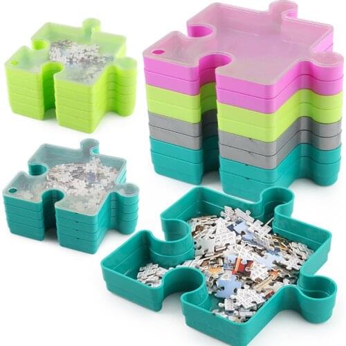 1000 Pieces Of Puzzle Accessories Three-dimensional Puzzle Storage Box Multifunctional Puzzle Splicing Sorting Organizer Gift