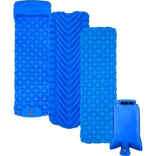 Outdoor Inflatable Air Mattress Ultra-Light Camping Mat Hiking Air Beach Cushion Portable Sleeping Mat Damp Proof Waterproof Pad