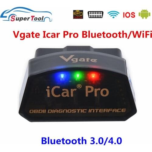 OBD2 Vgate Icar Pro Bluetooth 3.0/4.0/WIFI OBDII Icar Pro Scanner For Android/IOS Auto ELM 327 Car Diagnostic Tool ELM327 V2.1
