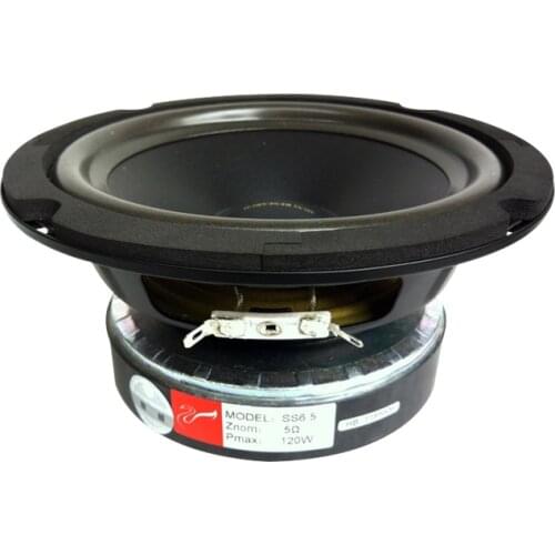 KYYSLB Original Authentic 120W 5Ω 90dB Amplifier Speaker 6.5 Inch Mid-woofer Unit Home Hifi Speaker Low-range Speaker