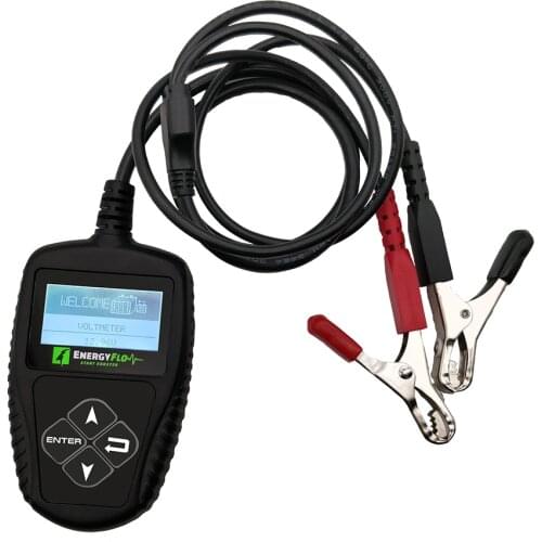 Brio Battery Tester Device with Printer 12V Automatic Digital for 12V Automobile/Motorcycle All Battery Types Brio Quality Mini
