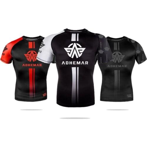 Quick Dry Fighting MMA Jerseys Kick Boxing Training T Shirt bjj rashguard for men muay thai shorts boxeo camisa tailandesa